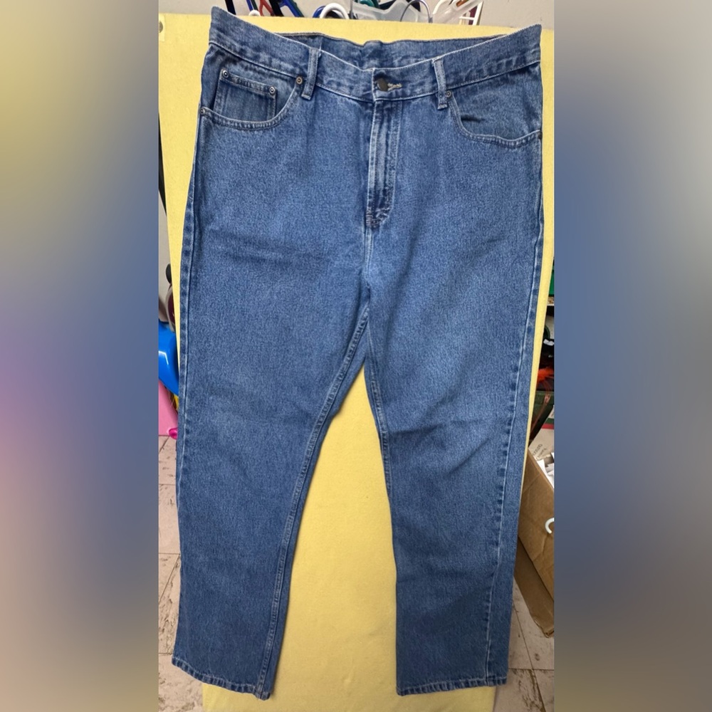 Vintage Wrangler Relaxed Fit Blue Jeans